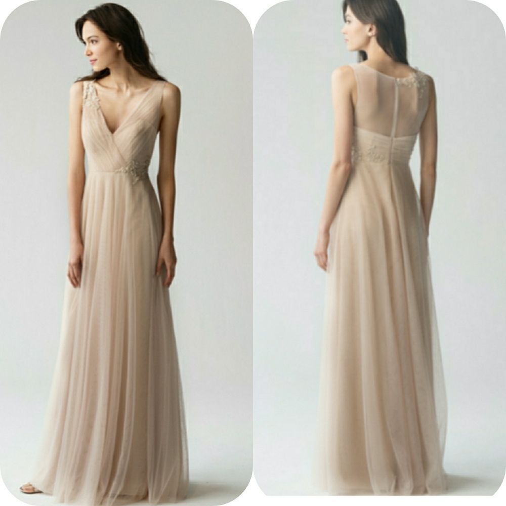 Jenny Yoo Emelie Appliqué Cashmere